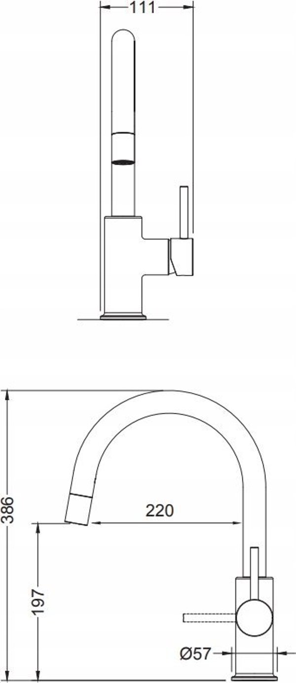 Μπαταρία κουζίνας Blue Water Mixer BLUE WATER Plaza copper sp.