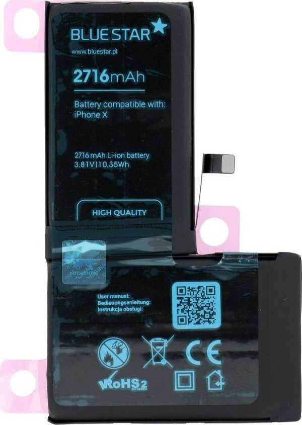 Μπαταρία Blue Star για iPhone X 2716 mAh Πολυμερούς Λιθίου HQ