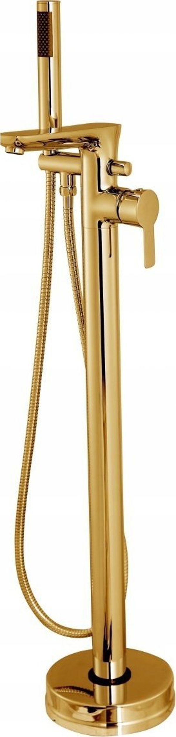 Μπαταρία μπανιέρας Invena FREESTANDING BATH MIXER GLAMOUR GOLD
