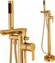 Μπαταρία μπανιέρας Invena FREESTANDING BATH MIXER GLAMOUR GOLD