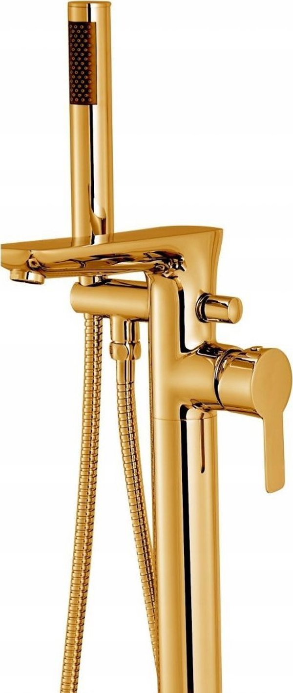 Μπαταρία μπανιέρας Invena FREESTANDING BATH MIXER GLAMOUR GOLD