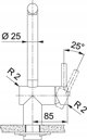 Μπαταρία νιπτήρα Franke TAP ARM ATLAS NEO PULL SIDE GOLD