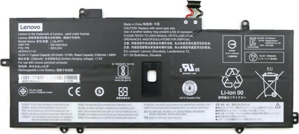 Lenovo Μπαταρία Laptop 4c, 51Wh, Li-Ion, SMP (Συμβατή)