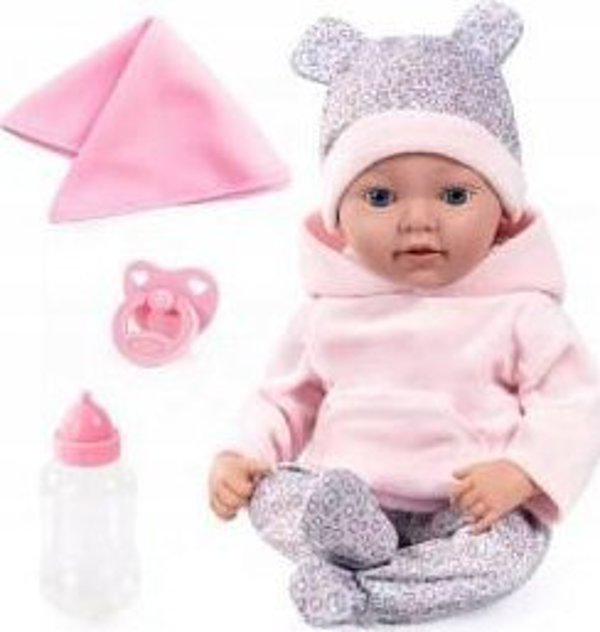 Bayer Κούκλα Reborn 38cm με Αξεσουάρ 93827AD - Ρεαλιστική Μαλακή Κούκλα