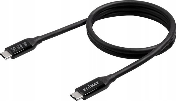 Καλώδιο USB4/Thunderbolt 3 Edimax UC4-020TP 2m USB-C σε USB-C μαύρο