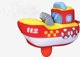BB JUNIOR BB JUNIOR bath toy Splash 'N Play Fire Boat, 16-89061