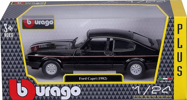 Bburago Ford Capri 1600 GT μαύρο 1:24 BBURAGO