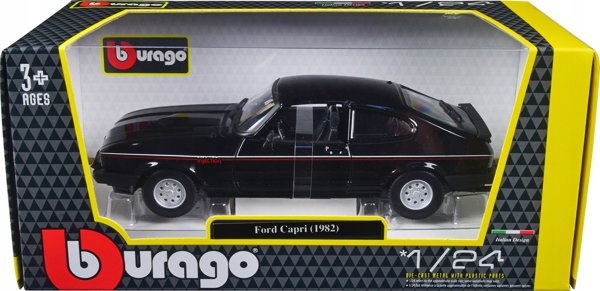 Bburago Ford Capri 1600 GT μαύρο 1:24 BBURAGO