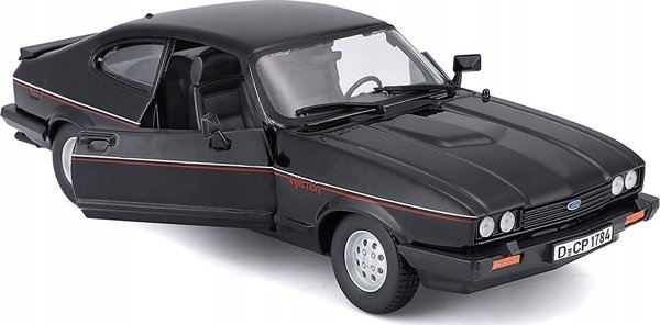 Bburago Ford Capri 1600 GT μαύρο 1:24 BBURAGO