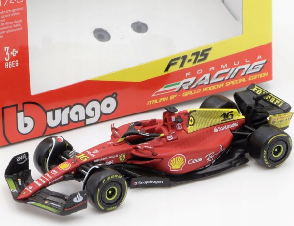 Bburago Ferrari Racing F1-75 GP Ιταλίας 2022 #16 BBURAGO 13915648 4893993015368