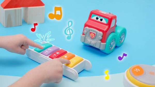 Bburago Bburago junior 89033 Πυροσβεστικό όχημα με πιανάκι