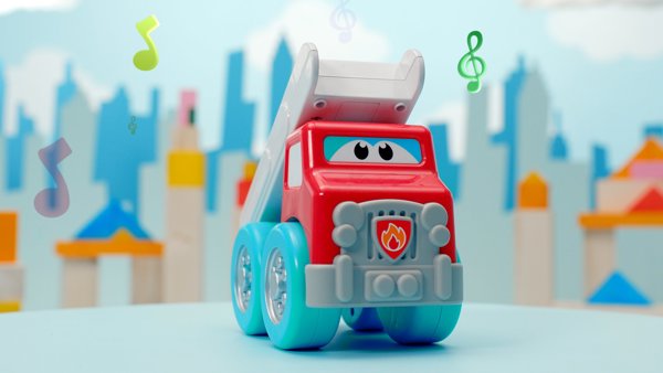 Bburago Bburago junior 89033 Πυροσβεστικό όχημα με πιανάκι