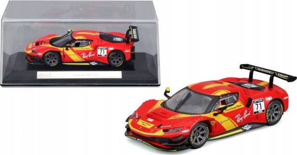 Bburago Ferrari Racing 296 GT3 2023 Κόκκινο 1:43 BBURAGO