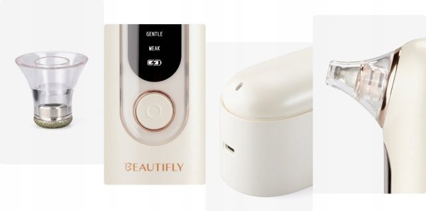 Beautifly Beautifly Derma Glow PRO Μικροδερμοαπόξεση και αφαίρεση μαύρων στιγμάτων Derma Glow