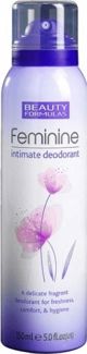 Beauty Formulas Feminine Intimate Deodorant αποσμητικό για προσωπική υγιεινή 150 ml 7326943 5012251008297
