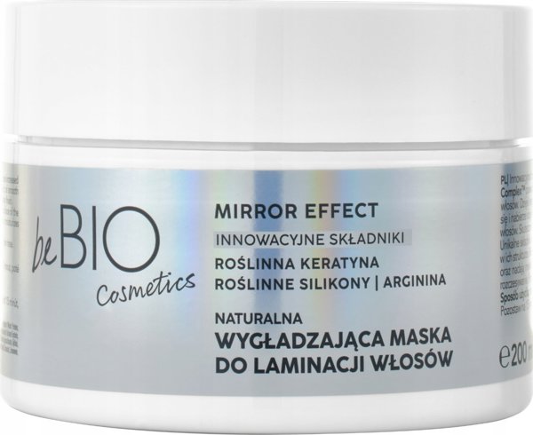 BE BIO_Baby Hair Complex Mirror Effect φυσική λειαντική μάσκα για λαμινάρισμα μαλλιών 200ml