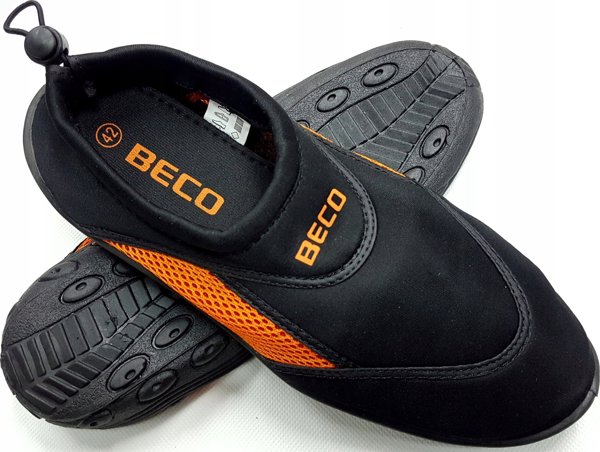 Beco Aqua shoes unisex BECO 9217 30 size 42 black/orange