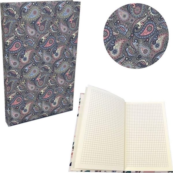 Bee-bee Σημειωματάριο A5 Paisley Pastelove, 192 Σελίδες, Κρεμ Χαρτί 80g, Soft Touch, 21.5x13.5cm