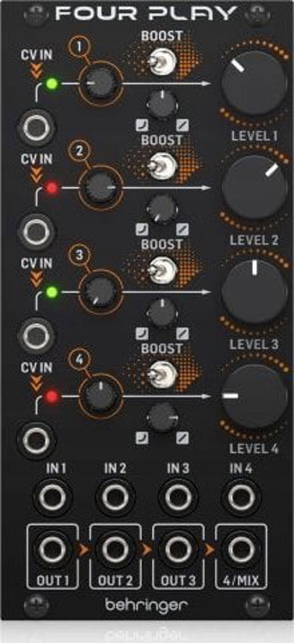 Λειτουργική μονάδα συνθεσάιζερ Behringer Behringer FOUR PLAY 14406537 4033653032834