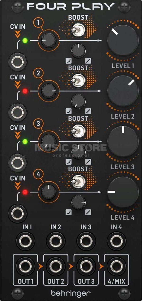 Λειτουργική μονάδα συνθεσάιζερ Behringer Behringer FOUR PLAY 14406537 4033653032834