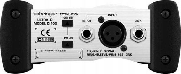 Behringer Behringer DI100 DI-box ενεργό 1-κανάλι 13806297 4033650000000