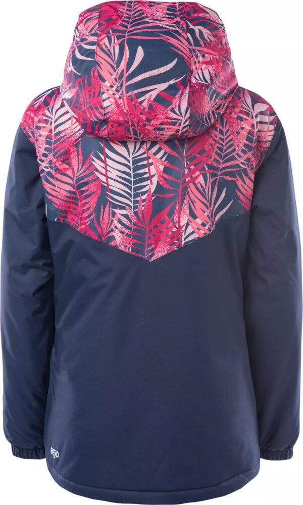 Παιδικό μπουφάν με επένδυση Bejo YUKI JRG black iris/tropical palms μέγεθος 146