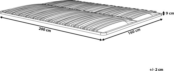 Σκελετός στρώματος Beliani 160 x 200 cm BASIC 8034393 4260624112336
