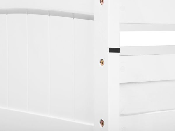 Beliani Κουκέτα ξύλινη 90 x 200 cm λευκή RADON