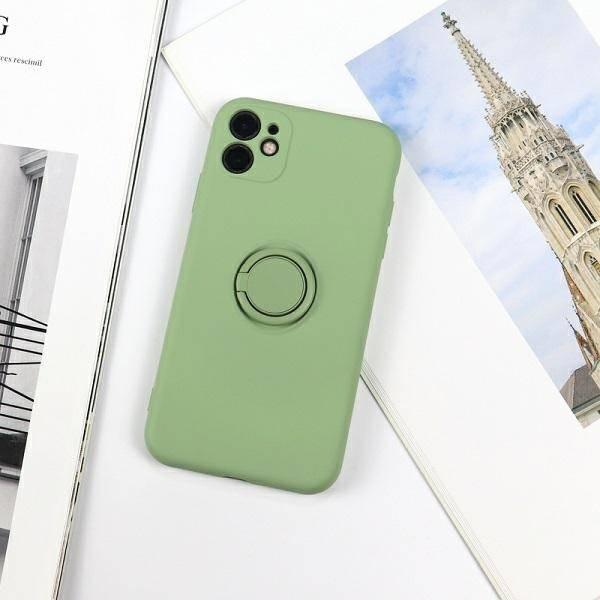 Θήκη δαχτυλιδιού σιλικόνης Beline Beline για iPhone 12 mini πράσινο μήλο 8882747 5903919069425