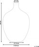 Γυάλινο βάζο Beliani 39 cm ροζ ROTI 11356199 4251682280471