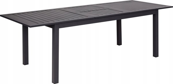 Τραπέζι κήπου 180/240 x 90 cm Πλαστικό Σκούρο Γκρι SKALOMA Lumarko!