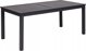 Τραπέζι κήπου 180/240 x 90 cm Πλαστικό Σκούρο Γκρι SKALOMA Lumarko!