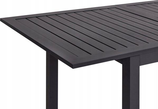 Τραπέζι κήπου 180/240 x 90 cm Πλαστικό Σκούρο Γκρι SKALOMA Lumarko!