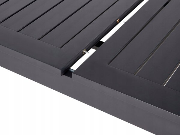 Τραπέζι κήπου 180/240 x 90 cm Πλαστικό Σκούρο Γκρι SKALOMA Lumarko!