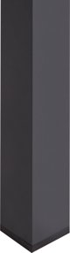 Τραπέζι κήπου 180/240 x 90 cm Πλαστικό Σκούρο Γκρι SKALOMA Lumarko!