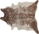 Μοκέτα Beliani οικολογικό δέρμα με μπαλώματα 130 x 170 cm καφέ με χρυσό BOGONG 11356164 4251682276511