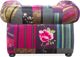 Beliani Patchwork πολυθρόνα μωβ CHESTERFIELD 8083464 4260580921195