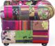 Beliani Patchwork πολυθρόνα μωβ CHESTERFIELD 8083464 4260580921195