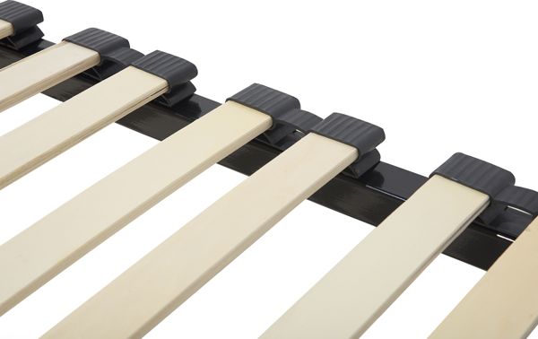 Beliani Σομιές BASIC 140x200 cm, Ατσάλινος Σκελετός με Ξύλινες Τάβλες, Βάση για Στρώμα 8034400