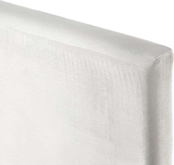 Κρεβάτι Beliani Velvet 180 x 200 cm λευκό FITOU 7750739 4251682246132