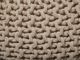 Beliani Pouf 50 x 35 cm μπεζ CONRAD 8279355 4260580923502