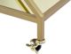 Beliani Καροτσάκι κουζίνας με κάλυμμα καθρέφτη, χρυσό IVERA 8083181 4251682261289