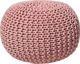 Beliani Pouf 50 x 35 cm ροζ CONRAD 8034499 4260602374220