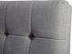 Beliani Επενδυμένο κρεβάτι 160 x 200 cm γκρι LILLE 8135383 4260580932719