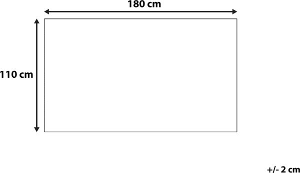 Κουβέρτα Beliani Anamur Από Βαμβάκι Μπεζ 110x180cm