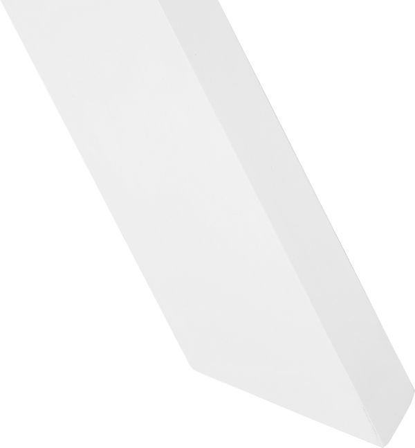 Τραπεζαρία Beliani LISALA 180x100cm, Λευκή Μοντέρνα Τραπεζαρία από MDF με Ξύλινα Πόδια