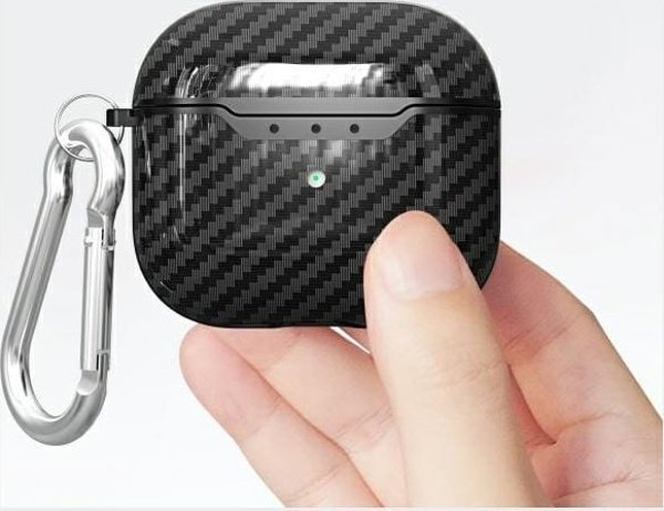 Beline Beline AirPods Carbon Cover Air Pods 4 μαύρο/μαύρο 14392967 5906850000000