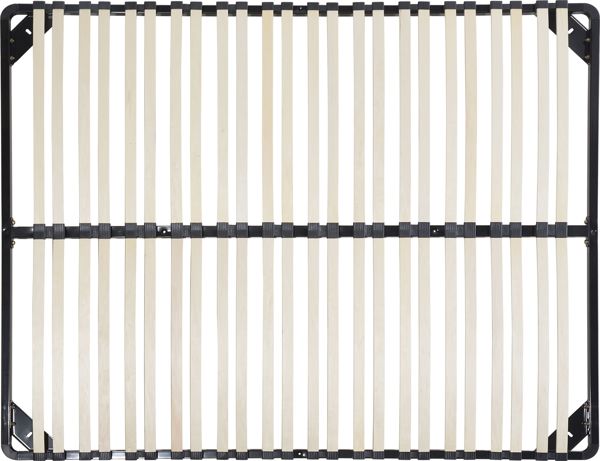 Beliani Σκελετός Στρώματος BASIC 180x200 cm από Ατσάλι και Ξύλο Λεύκας