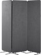 Beliani Lumarko Ακουστικό διαχωριστικό 3 πάνελ 184 x 184 cm γκρι STANDI! 11756648 4251682272421