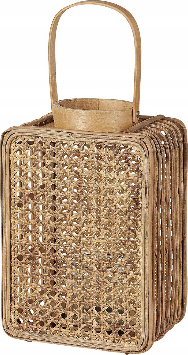 Φανάρι Beliani Lumarko Rattan 28 cm φυσικό BANTUL! 11756237 4251682284042